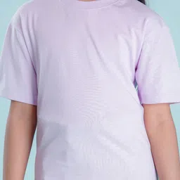 NUSYL Girls Printed Oversized Drop-Shoulder Sleeves T-shirt image 2