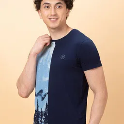 Being Human Men Printed Applique Slim Fit T-shirt image 3