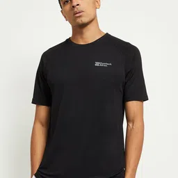max Men Pack of 2 Black & Blue T-shirt image 2