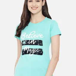 Fabflee Pack Of 3 Typography Printed Cotton T-shirts image 4