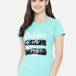 Fabflee Pack Of 3 Typography Printed Regular Fit Cotton Casual T-shirt image 4