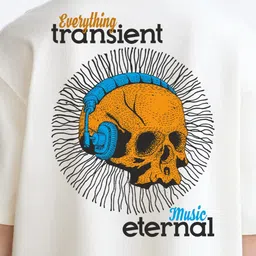 BAESD Men Typography Printed Applique T-shirt image 2