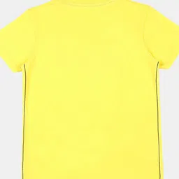 Pepe Jeans Boys Yellow Printed T-shirt image 2
