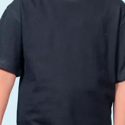 NUSYL Boys Graphic Printed Drop Shoulder Sleeves Oversized T-shirt image 2