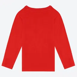 BAESD Boys Typography Printed Round Neck Long Sleeves Cotton T-shirt image 3