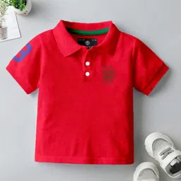 CODEZ Boys 2 Polo Collar Applique T-shirt image 2