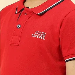 Monte Carlo Boys Polo Collar Pure Cotton T-shirt image 4