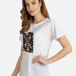 CHOZI Pack Of 2 Graphic Printed Cotton T-shirt image 3