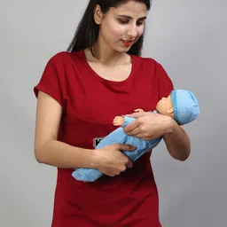 SillyBoom Typography Printed Maternity T-shirt image 4