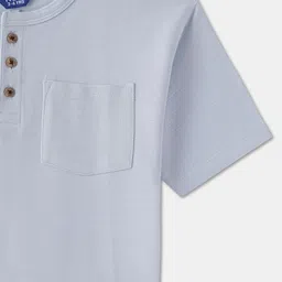 R&B Boys Mandarin Collar Pockets T-shirt image 2