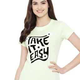 Fabflee Pack Of 2 Typography Printed Cotton T-shirt image 3