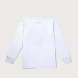 Palm Tree Boys White Typography Printed T-shirt image 2