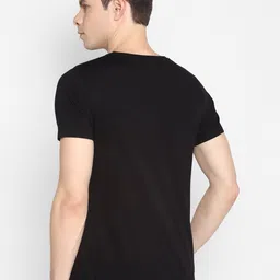 appulse Men Purple & Black Pack of 2 T-shirts image 3