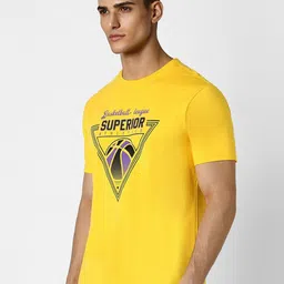 Van Heusen Flex Typography Printed Slim Fit Crew Neck T-shirt image 3