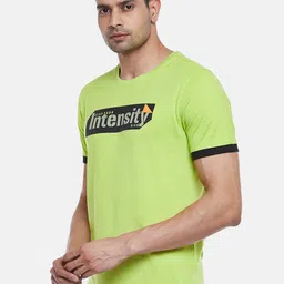 Ajile by Pantaloons Men Green Slim Fit T-shirt image 3