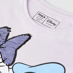 max Girls Printed Pure Cotton T-shirt image 4