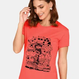 Wyld Sprog Graphic Printed Pure Cotton T-Shirt image 2