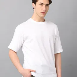 SILISOUL Pack of 2 Drop Shoulder Sleeves Bio Finish Oversized Pure Cotton T-shirts image 3