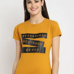 Fabflee Pack of 3 Typography Printed Cotton T-shirts image 3