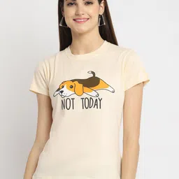 Fabflee Pack Of 3 Typography Printed Cotton T-Shirt image 3