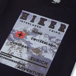 Gini and Jony Boys People & Places Printed Round Neck Cotton Regular Fit T-shirt image 3