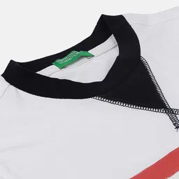 United Colors of Benetton Boys Striped Cotton T-shirt image 2