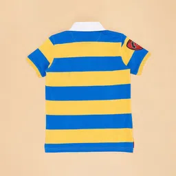 Pantaloons Junior Boys Striped Polo Collar Cotton T-shirts image 2