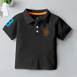 CODEZ Boys 2 Polo Collar Applique T-shirt image 5