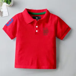 CODEZ Boys 2 Polo Collar Applique T-shirt image 3