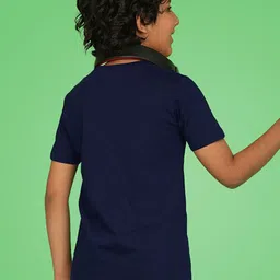 NUSYL Boys Typography Printed Round Neck T-shirt image 3