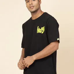 Rigo Printed Drop-Shoulder Sleeves Oversized Fit Cotton T-shirt image 4