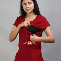 SillyBoom Graphic Printed Maternity T-shirt image 3