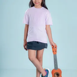 NUSYL Girls Graphic Printed Oversized T-shirt image 4