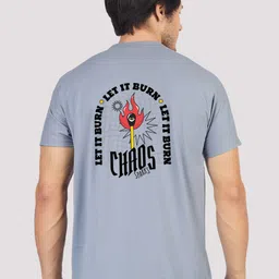 Greylongg Typography Round Neck Short Sleeves T-shirt image 4