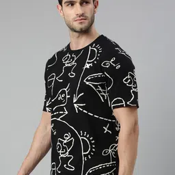 Xtep Printed Loose Fit Pure Cotton Sports T-shirt image 2