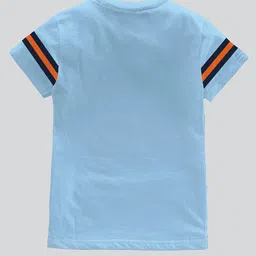 BAESD Boys Pack Of 2 Typography Printed Pure Cotton T-shirt image 4