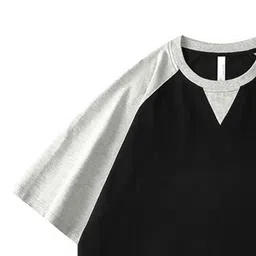 StyleCast x Revolte Men Colourblocked Round Neck Cotton T-shirt image 3