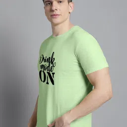 FBAR Typography Printed Round Neck Bio Wash Cotton T-shirt image 4