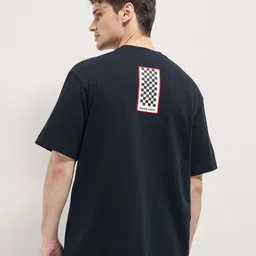 THE BEAR HOUSE Men Typography Printed Round Neck Cotton Oversized T-shirt image 3
