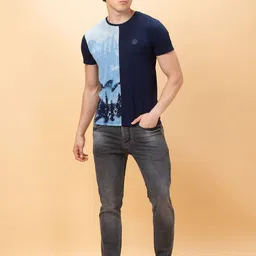 Being Human Men Printed Applique Slim Fit T-shirt image 5