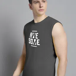 FBAR Typography Printed Pure Cotton Slim Fit T-shirt image 2