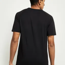 max Men Pack of 2 Black & Blue T-shirt image 4