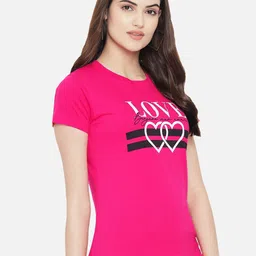 Fabflee Pack of 3 Graphic Printed Cotton T-shirt image 3