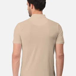 BULLMER Conversational Print Polo Collar Short Sleeves Cotton T-shirt image 4