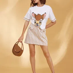 Kazo Graphic Printed Boxy T-shirt image 3