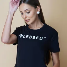 RAASSIO Typography Printed Cotton Bio Finish T-shirt image 5