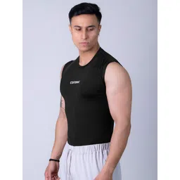 Coitonic Men Typography Printed Round Neck Slim Fit T-shirt image 3