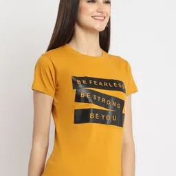 Fabflee Pack Of 3 Typography Printed Cotton T-Shirt image 4