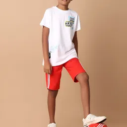 V-Mart Boys Typography Printed T-shirt image 2