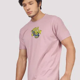 Greylongg Men Graphic Printed Round Neck T-shirt image 5